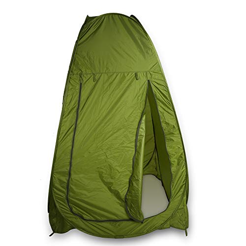 lyrlody Lagerzelt, Tragbare Wasserdicht Pop up Umkleidezelt Camping Duschzelt Toilettenzelt Privatsphäre Zelt mit Tragetasche für Outdoor-Camping, 1,2 * 1,2 * 1,9 m