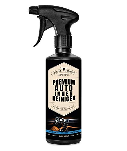 Auto Reiniger Innenraumpflege | Polsterreiniger zum Autositze reinigen | Autopflege Innenraum und Cockpit | Professionelle Auto-Aufbereitung mit Tiefenwirkung | Premium Reiniger von URBAN FOREST 500ml