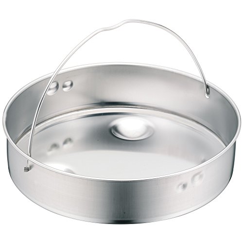 WMF Schnellkochtopf Einsatz, Dünsteinsatz, ungelocht, für Ø 22 cm, Cromargan Edelstahl, spülmaschinengeeignet