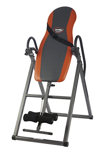body coach Schwerkrafttrainer 28550 – Inversionsbank Rückentrainer verstellbarer Neigungswinkel Inversionstisch mit Sicherheitsgurt klappbar - 147-198 cm Größe bis 100 kg belastbar