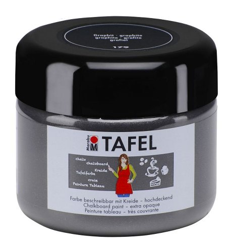 Marabu 025925179 - Tafelfarbe, 225 ml, graphit