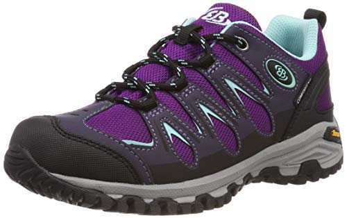 Bruetting Damen Expedition Walkingschuhe, Violett Lila/Schwarz/Türkis, 40 EU