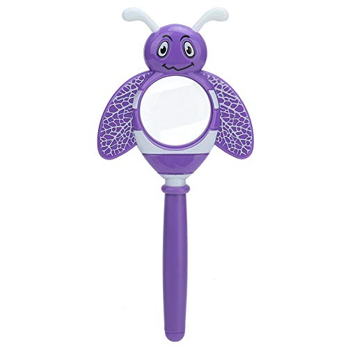 VGEBY1 Spielzeuglupe, Bienenform-Handlupe Science Explore Toy for Children Kids(Lila)