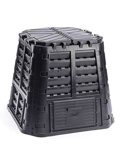 myGardenlust Komposter - Schnellkomposter aus Kunststoff - Thermokomposter als praktisches Stecksystem - Kompostierer stabil und hochwertig - Composter für Garten-Abfälle 420 L
