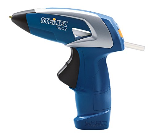 Steinel Akku-Heißklebepistole neo 2, Klebstoffrückzug, 3.6 V Akku, USB-Ladegerät, 3 Klebesticks 7 mm, Heißklebestift