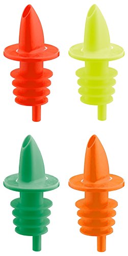 Westmark Spirituosen-Ausgießer für Flaschen, Mit Luftröhrchen, Kunststoffkorken, Jet-Pour