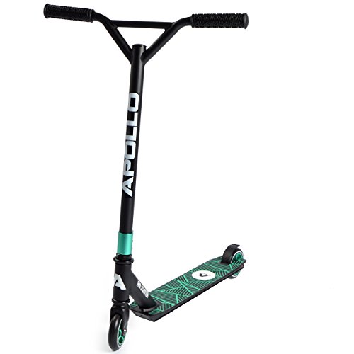Apollo Stunt Scooter - Genius Pro - Türkis - Robuster Funscooter mit ABEC 9 Kugellagern, Kickscooter, Tretroller, Roller