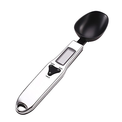 CTGVH Bewegliche Digital-Löffelwaage, Mini Löffel Form Wiegen Werkzeuge mit LCD-Display für Küche Würzen & Labor & Medizin Industrie, 500g-0.1g (ohne Batterie)