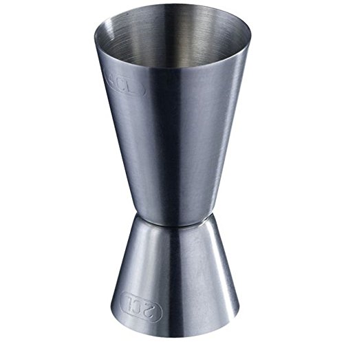 Westmark Kleiner Messbecher/Barmaß, Für Cocktails, 2 Maßeinheiten: 2/4 cl, Rostfreier Edelstahl, Silber, 62772260