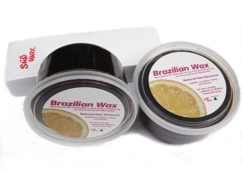 1200g Süß Wax Brazilian Wax zur Enthaarung mit Vlies 100% Natürlich. Warmwachs aus Zucker, Honig und Zitrone. Bikini Wax Sugaring Zuckerpaste + 100 Vliesstreifen