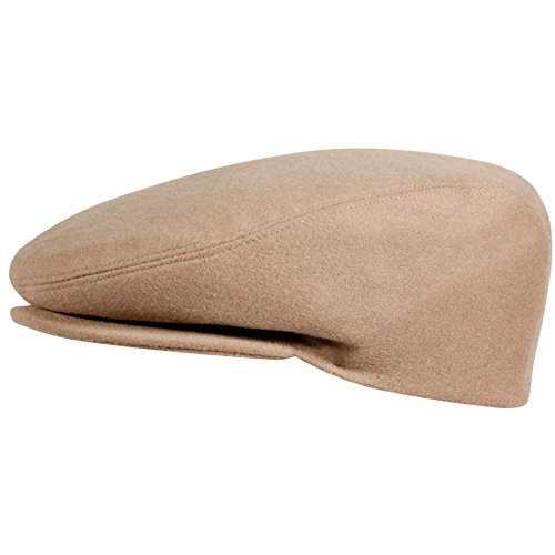 Flatcap in mehreren Farben 42019 by Fiebig (59, schwarz)