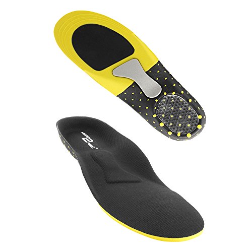 Happy2feet Sport - Einlegesohlen Ideal für Sport und Alltag - Optimale Dämpfung - Maximaler Halt - für Damen & Herren (35-38 EU/S)