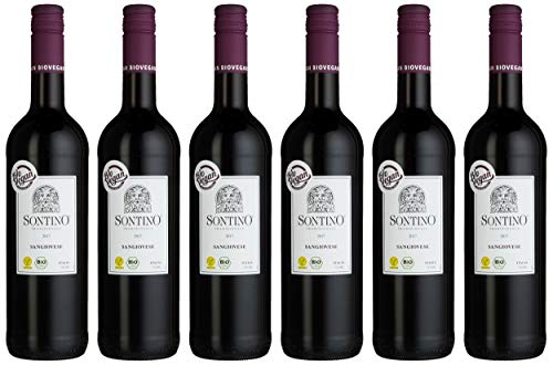 Sontino BioVegan Sangiovese Halbtrocken (6 x 0.75 l)