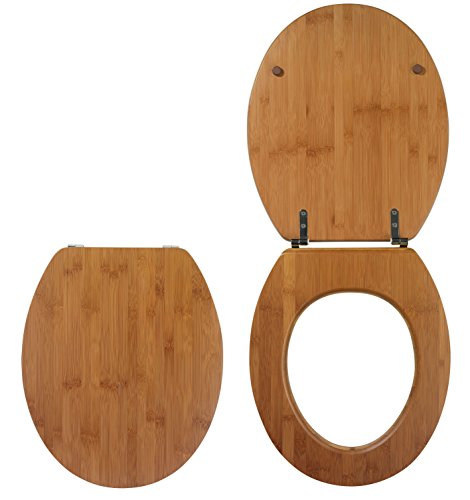 Wirquin 20719732 WC Deckel, Casual Line Bamboo Bambus, Natur