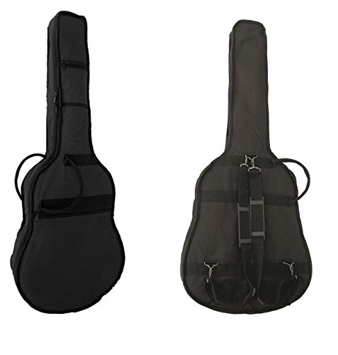 GIGBAG - GITARRENTASCHE - FÜR 4/4 KONZERTGITARRE - BIG CASE - 10MM GEPOLSTERT / POLSTERSTÄRKE - SCHWARZ - GB 10