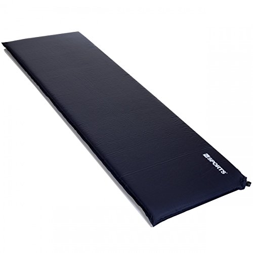 LCP Sports Selbstaufblasende Luftmatratze Isomatte 200x66 cm und 6 cm Dick/Stark; Blau