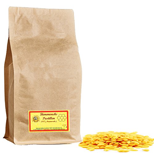 100% Bienenwachspastillen RAL041 f. Kerzen (1kg) Bienenwachs Pastillen 3050A