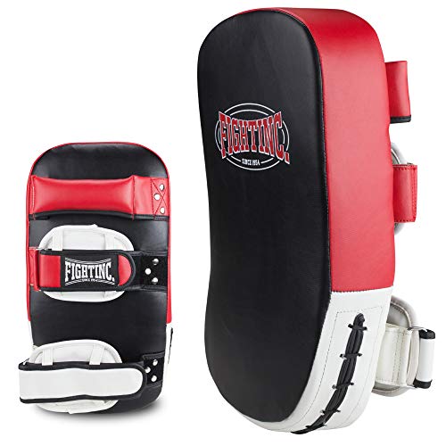 Fightinc. Schlagpolster Thai Pad Extreme Paar - 2 Stück Professionelle Unterarmpratze aus für das Kick- und Thaiboxen