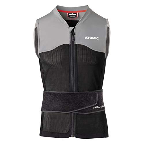 ATOMIC Herren Live Shield Vest M Ski-Protektor-Weste, black/grey, XL