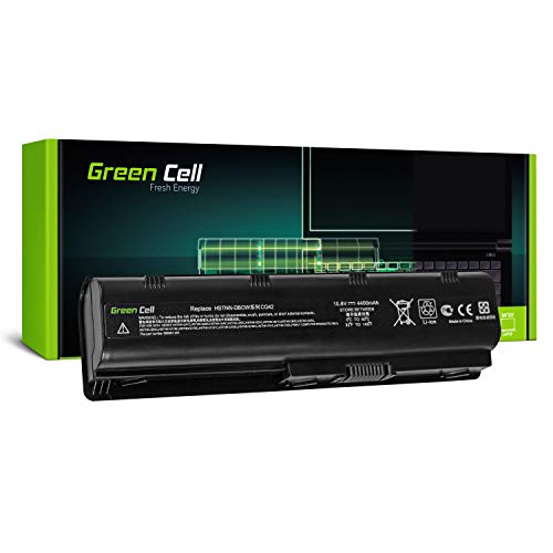 Green Cell Extended Serie MU06 Laptop Akku für HP 250 255 2000 635 650 655 Pavilion G4 G6 G62 G7 Compaq Presario CQ56 CQ62 (9 Zellen 6600mAh 10.8V Schwarz)