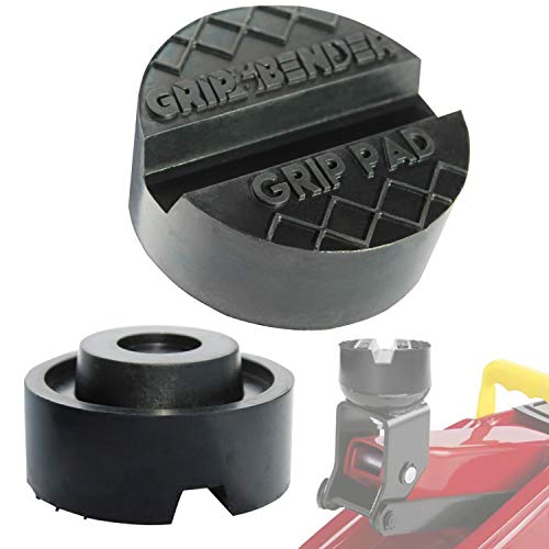 GRIP&BENDER Wagenheber-Auflage Premium Rangierwagenheber-Pad - Gummi-Puffer - Universal-Gummi-Auflage Super Stark max 3,5t Schützt Ihren Wagen Dank Hightech-Material Sicherer Halt Dank V-Nut
