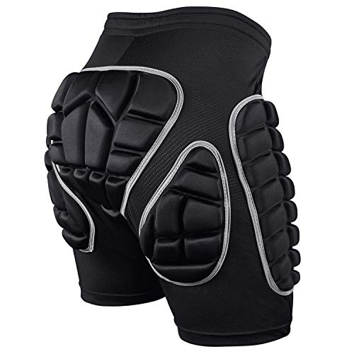 Schutzhosen Gepolsterte Protektorhosen Snowboard Shorts Widerstand Atmungsaktive Sporthose für Skater