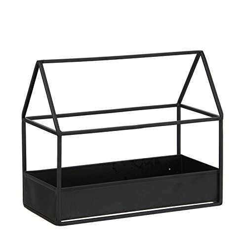 NaDeco Gewächshaus groß aus Metall 11x 22x 18.5 cm | Pflanzen Haus | Pflanzen Schale | Pflanzhaus | Deko Gewächshaus | Pflanzenhaus | Pflanzen Terrarium | Pflanzengefäß | Kegelglas | Pflanzen Glashaus
