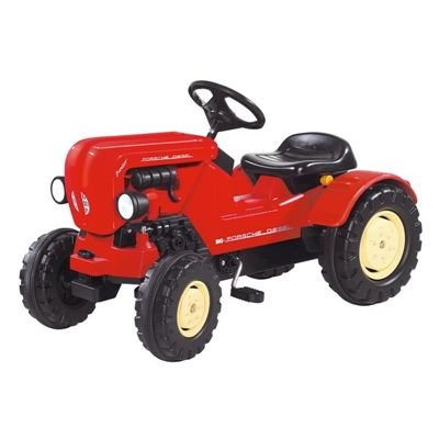 BIG 800056560 - Porsche Diesel Junior Traktor, 88 x 46 x 54 cm, rot
