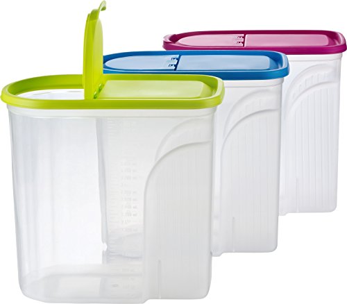 Kigima Müsli Cornflakes Schüttdose Große Vorratsdose 5,7 Liter 3er Set