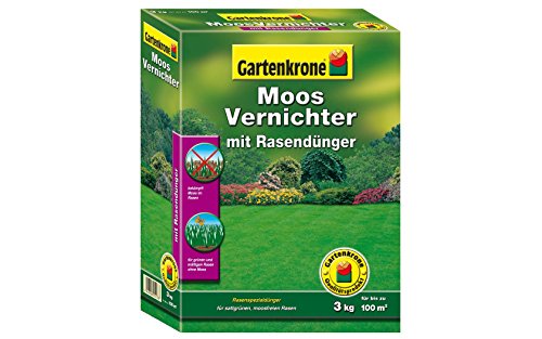 Moosvernichter mit Rasendünger 3 kg für bis zu 100 m²