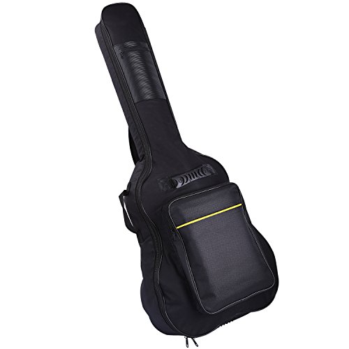 CAHAYA Gitarrentasche Gig Bag Guitar Case wasserdicht gepolsterte guitar bag mit Rucksackgarnitur für 40/41 Zoll Akustik Giatarre und Westerngitarre