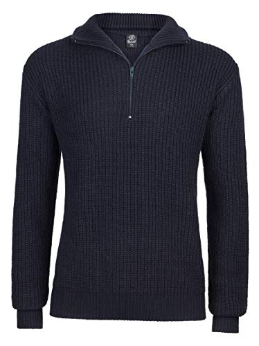Brandit Marine Pullover Troyer - Navy - Größe L/52