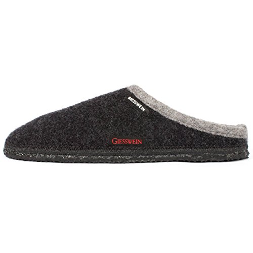 Giesswein P. Dannheim, Unisex-Erwachsene Pantoffeln, Grau (019/anthrazit), 44 EU
