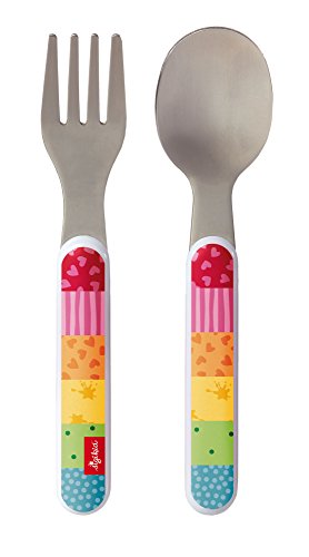 sigikid, Mädchen und Jungen, Besteck, Rainbow Rabbit, Mehrfarbig, 24870