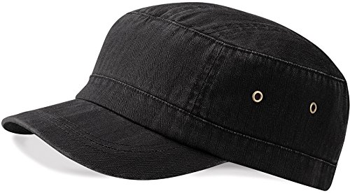 Beechfield Urban Army Cap, verschiedene Farben Vintage Schwarz