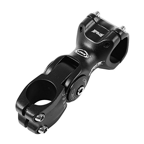 CYSKY MTB Vorbau 31,8 90mm 0-60 ° Grad Einstellbar Fahrrad Vorbau Lenker Vorbau für Mountainbike, Rennrad, MTB, BMX, Radfahren