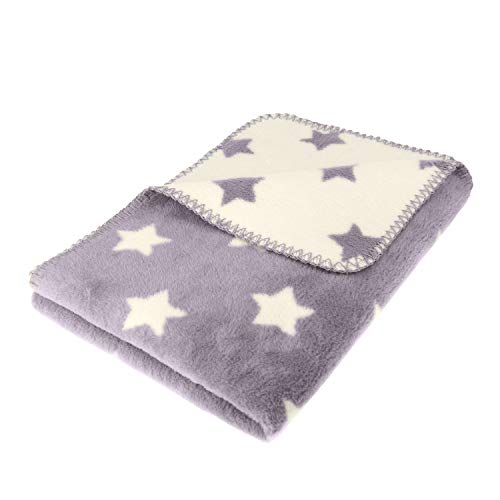 kids&me kuschelige Babydecke aus 100% Bio-Baumwolle - ÖKO-Tex - Made in Germany - 100x70cm