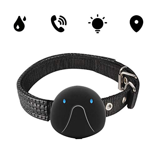 OOPPEN GPS Gerät Hunde-GPS-Tracker mit App. Die leichte und wasserdichte Hund-GPS Tracker Haustier-schwarz