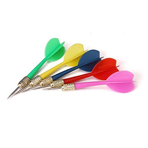 WINOMO 5 Pack Messing Barrel Dart Pfeile (Zufällige Farbe)