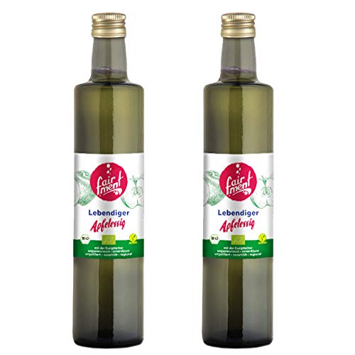 Fairment Apfelessig - bio, naturtrüb, mit der Mutter (1 Liter)