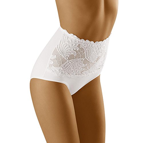 Wolbar Damen Slip Unterhose WB207, weiß,Medium