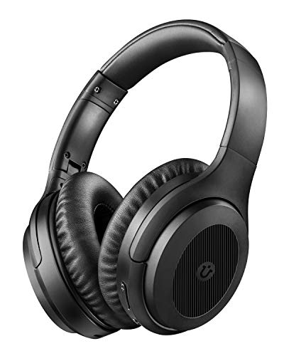 Noise Cancelling Kopfhörer Over Ear ANC Kopfhörer Utaxo Bluetooth Kabellos Faltbar Ohrhörer mit Duale 40 mm HD Tieftontöner, Eingebaut Mikro, HiFi, für Alle Geräte mit Bluetooth (30Std. Laufzeit)