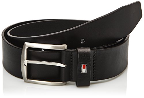 Tommy Hilfiger Herren NEW DENTON BELT 4.0 Gürtel, Schwarz (BLACK 090), 95 cm (Herstellergröße: 95)