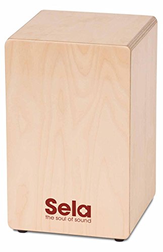 Sela SE 117 Primera - Cajon für Einsteiger und Fortgeschrittene - inkl. Sela Snare System, 12 mm Birkenkorpus, spielfertig aufgebaut, Made in Germany