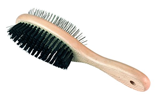 Kerbl 83273 Basic Care Doppelbürste Oval Schutzkappen mit Borsten