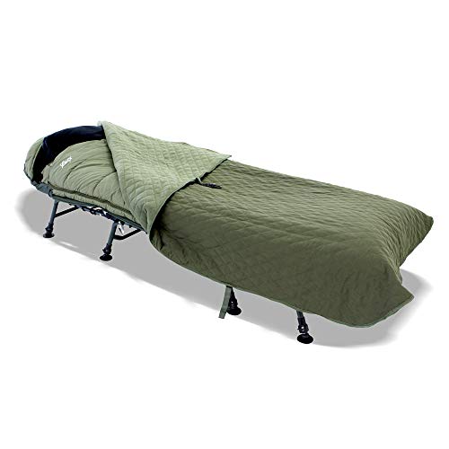 Lucx Guardian Delux Bedchair Cover Abdeckung für Angelliege & Schlafsack Schutzhaube für Karpfenliege Rain Cover