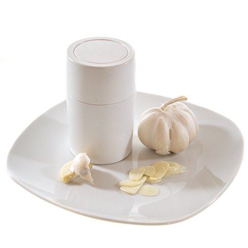 Knoblauchschneider, hauchdünne Knoblauch Scheiben schneiden, Reibe Schneider Hobel Knoblauchpresse