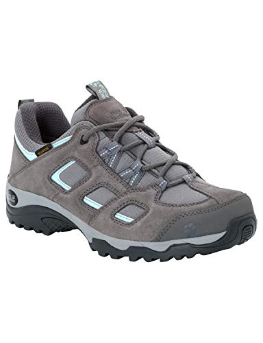Jack Wolfskin Damen Vojo Hike 2 Texapore Low W Wasserdicht Trekking-& Wanderhalbschuhe, Grau (Tarmac Grey 6011), 37 EU