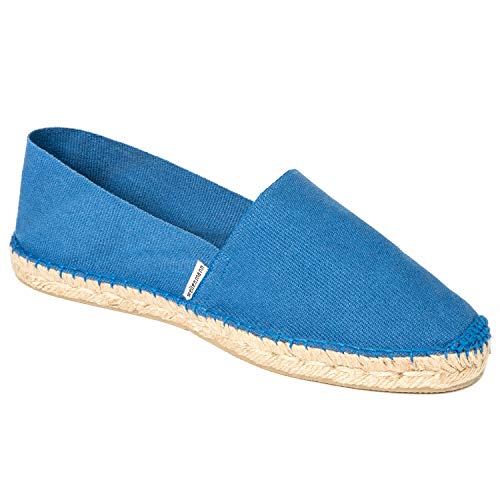 weltenmann Herren Slip-on Espadrilles aus Baumwolle mit Schuhbeutel | Handmade in Spain