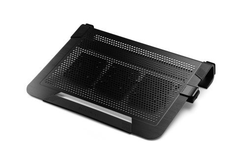 Cooler Master NotePal U3 PLUS Notebook-Kühler '3x einstellbare 80mm Lüfter, Ergonomic Aluminium Design, Kompatibel mit bis zu 19 Zoll Laptops' R9-NBC-U3PK-GP